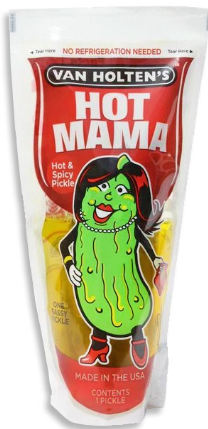VAN HOLTEN HOT MAMA HOT PICKLE IN A POUCH