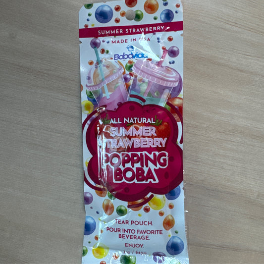 Popping Boba -Summer Strawberry