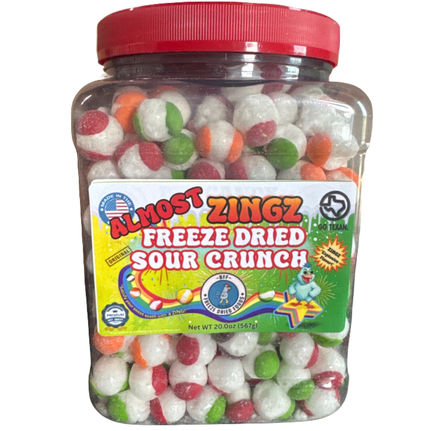 ALMOST ZINGZ-20oz JAR-Sour