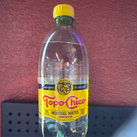 Topo Chico Mineral Water Glass 20.3