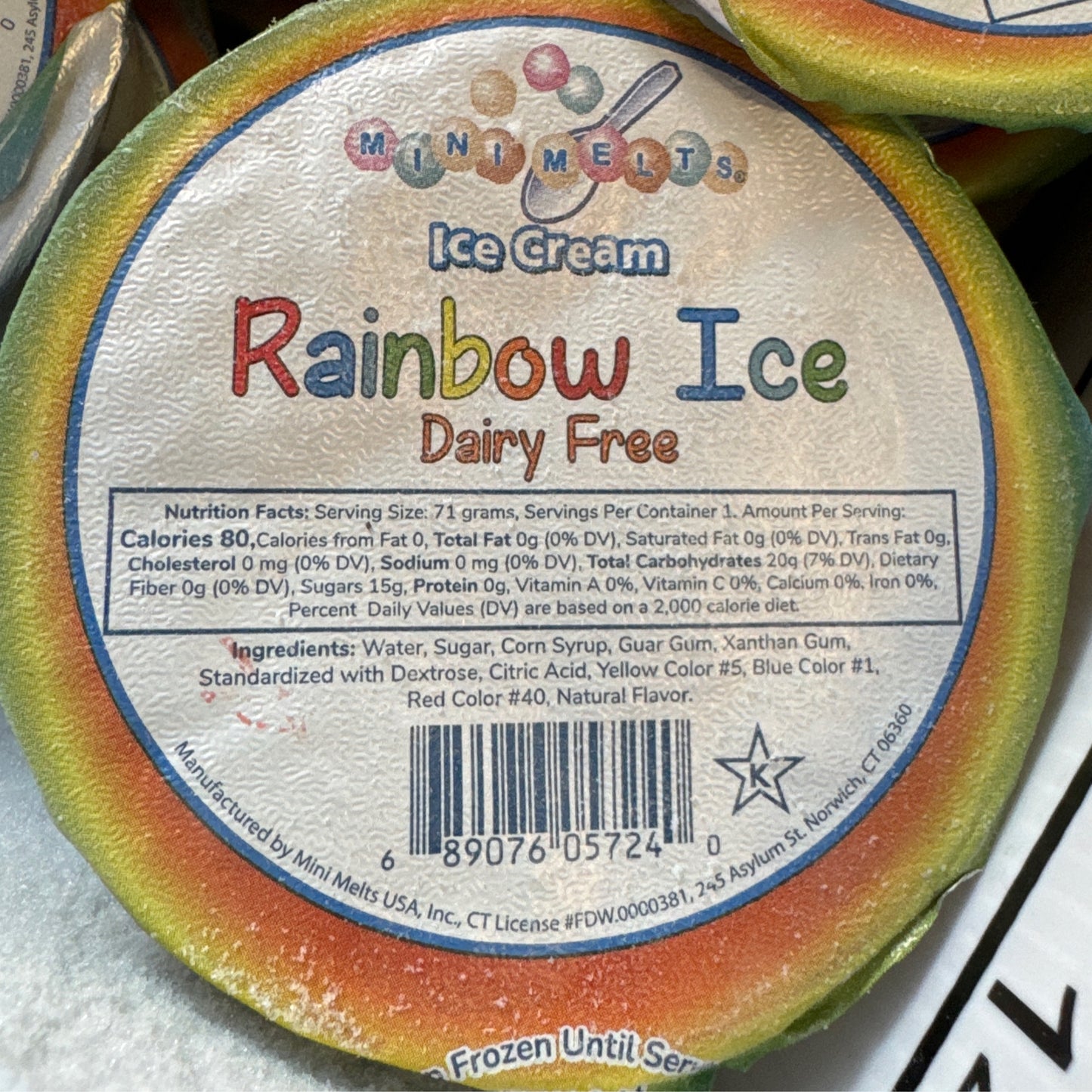 Mini Melts-Rainbow Ice