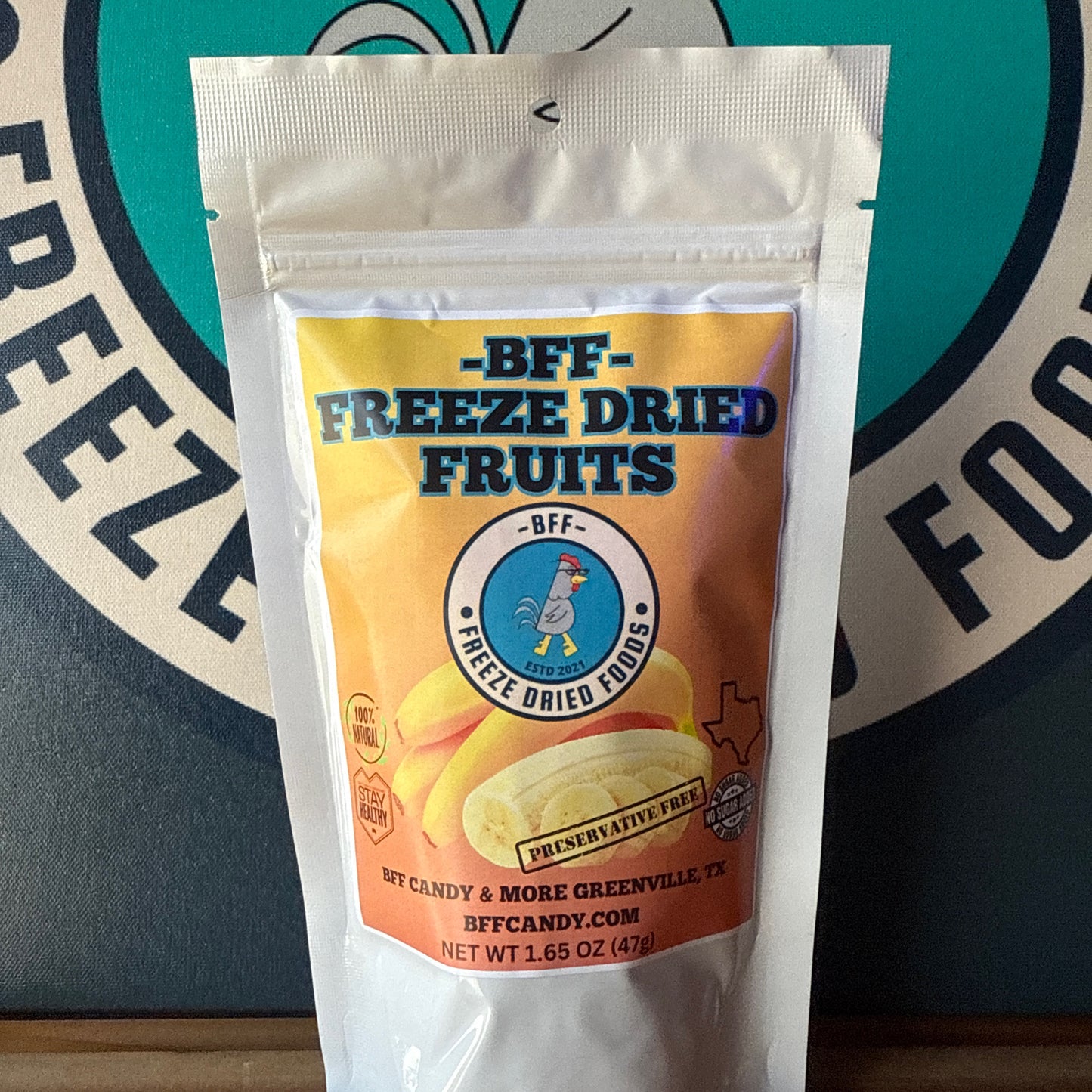 Freeze-Dried Bananas