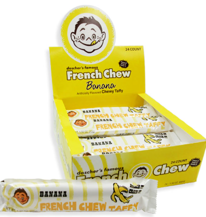 FRENCH CHEW TAFFY BAR - BANANA