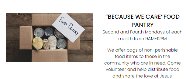 Because we Care Donation