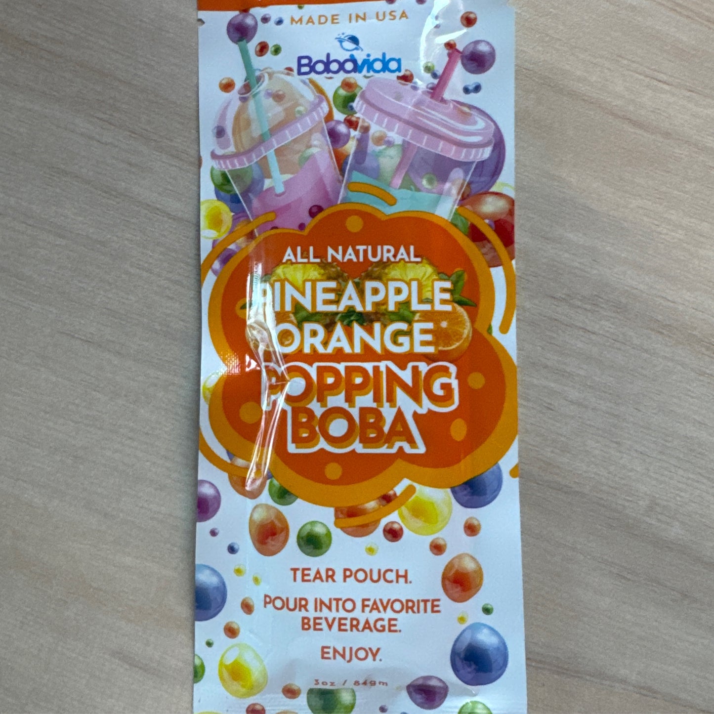 Popping Boba -Pineapple Orange