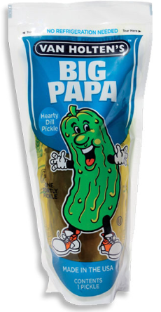 VAN HOLTEN BIG PAPA DILL PICKLE IN A POUCH