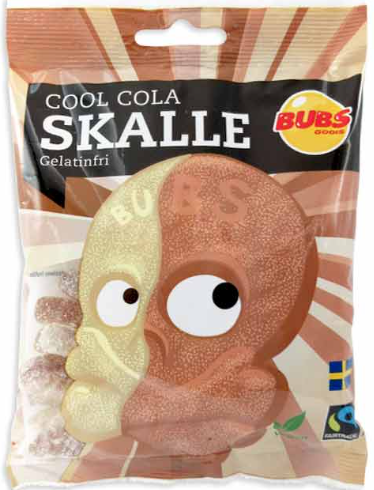 BUBS COLA SKULLS PEG BAG 16CT