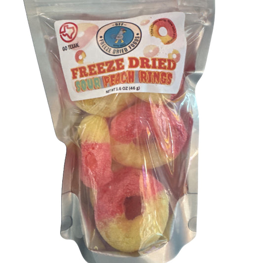 Sour Peach Gummy Rings