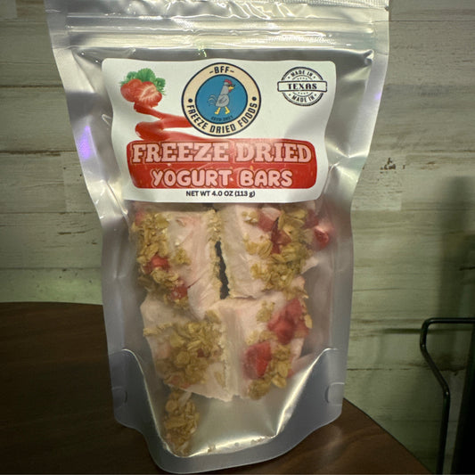 Freeze Dried Strawberry Yogurt Granola Bars