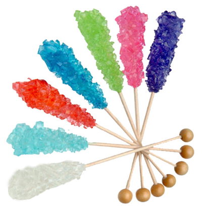 CRYSTAL STICKS WRAPPED - ASSORTED