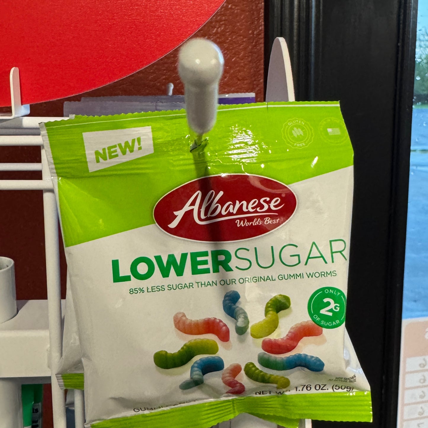 Albanese Lower Sugar Gummi Worms