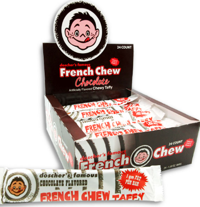 FRENCH CHEW TAFFY BAR - CHOCOLATE