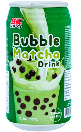 RICO BUBBLE TEA W/ TAPIOCA - MATCHA
