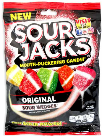 SOUR JACKS WEDGES PEG BAG - ORIGINAL