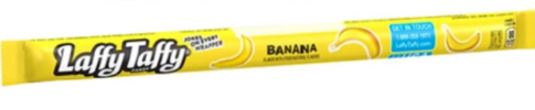 LAFFY TAFFY ROPE IN DISPLAY - BANANA