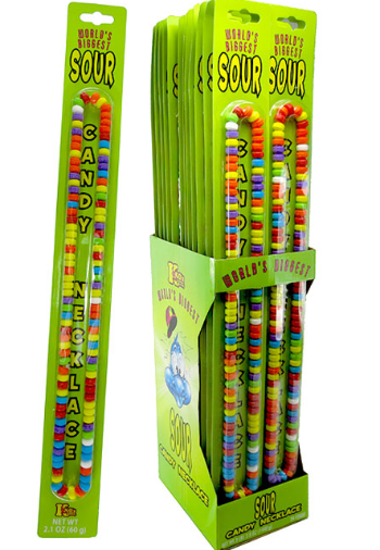 WORLDS BIGGEST CANDY NECKLACE -Sour