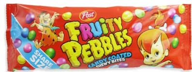 FRUITY PEBBLES CHEWY BITES SHARE SIZE