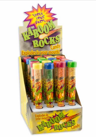 CANDY TEST TUBES - KABOOM ROCKS