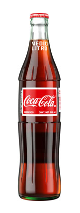 Coca-Cola Mexico Glass Bottles 500 ml