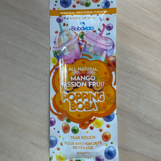 Popping Boba -Mango Passion Fruit