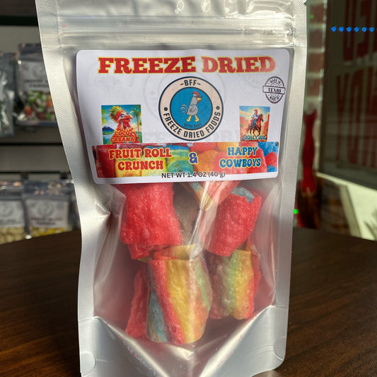 Fruit Roll Crunch w/ Ranchers (happy cowboys)