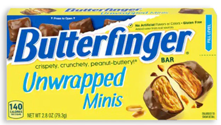 BUTTERFINGER UNWRAPPED MINIS THEATER BOX